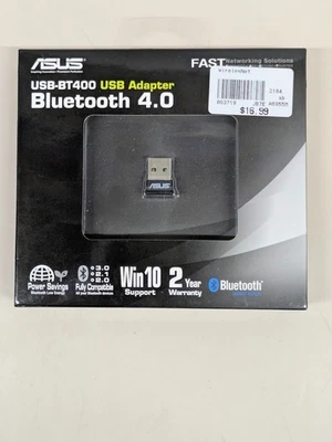 Asus - USB-BT400 - Wireless Network USB 2.0 Bluetooth 4.0 Adapter Dongle Win 10 - Image 1 of 4