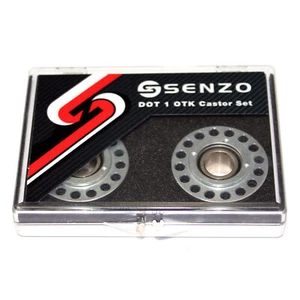 Senzo OTK Kart DOT Castor Adjusters - Centre, Pair, For OTK Chassis - Afbeelding 1 van 1