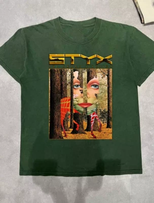 Styx Band The Grand Illusion Tour 2025 T Shirt Full Size S-5XL - Image 1 of 3