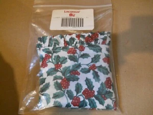 NIP Longaberger TRADITIONAL HOLLY Standup Liner for 1995 Cranberry Basket - Picture 1 of 2