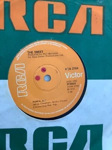 The Sweet. Poppa Jo . 7” vinyl. RCA. 1972 - Imagen 1 de 3