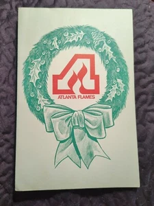 Atlanta Flames 1977 Christmas Card Hockey Memorabilia Rare Souvenir - Picture 1 of 3