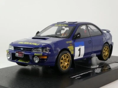 Sunstar Subaru Impreza 555 #1 Bourne winner Rally HK - Beijing 1994 1/18 5525 - Immagine 1 di 3