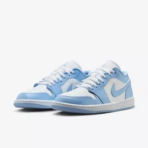 Nike Air Jordan 1 Low White Aluminum Womans DC0774-142 Expeditedship! - Picture 1 of 8