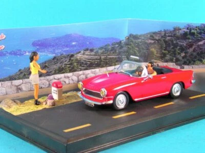 Simca 9 Océane 1956 Route Bleue 1 N7 ét.37 Grande Corniche 1/43 l'Autostoppeuse - Photo 1/3