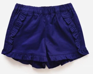 CLASSIC PREP Ruffled Pull-on Twill Shorts - Blue Ribbon - NWT Girls L (8/10) - Picture 1 of 2