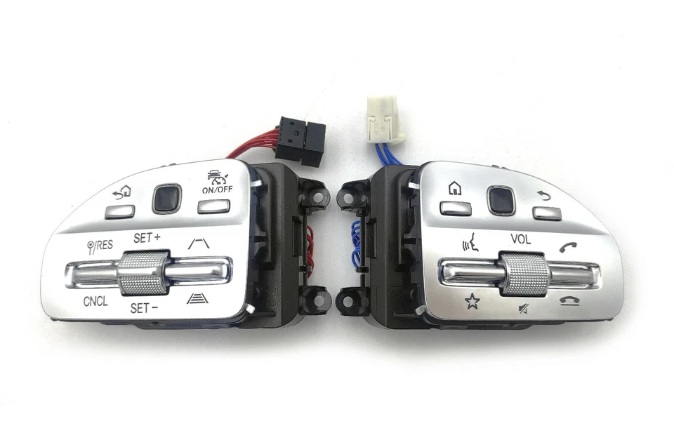 JUEGO DE BOTONES DISTRÓNICOS VOLANTE MERCEDES A B C CLS E S G GLE AMG coches LHD Foto 1 de 4