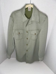 Vintage Jantzen button-up sweater-Olive Green-Size 40-Awesome vintage piece - Picture 1 of 4
