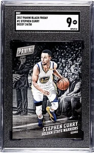 2017 Panini Black Friday Decoy Stephen Curry sgc 9 24/50 - Bild 1 von 2