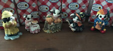 New ListingEnesco Mary's Moo Moos 1990â€™s Cows Lucky Ducky Witch Little Pumpkin Clown Lot 5