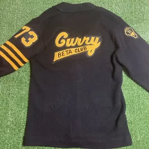 Curry High School (AL.) 1973 de colección Suéter Premio Oficial Beta Club - Imagen 1 de 9