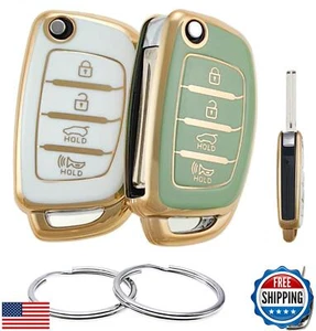 REPROTECTING TPU Schlüsselanhänger Cover kompatibel mit 2013-2019 Hyundai Santa Fe Spo - Bild 1 von 5