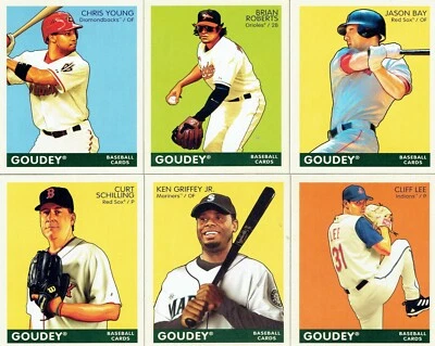 2009 Upper Deck Goudey Mini Green Back  **You Pick**  #'s 7--89 - Image 1 of 2