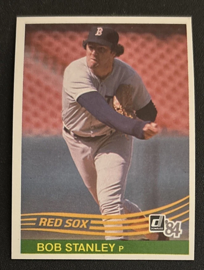 1984 Donruss Bob Stanley Baseball Card #644 Red Sox Pitcher EXMT O/C - Image 1 of 2