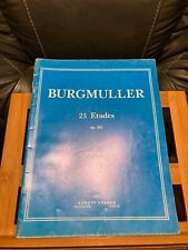 Burgmuller 25 études faciles pour piano opus 100 partition éditions Schott