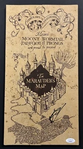 Daniel Radcliffe Signed Harry Potter Marauder's Map JSA COA #AV16857 Autograph - Picture 1 of 5