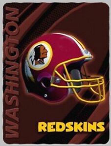 Washington Redskins blanket bedding 90x66 XXL FREE SHIPPING  Redskins NFL throw