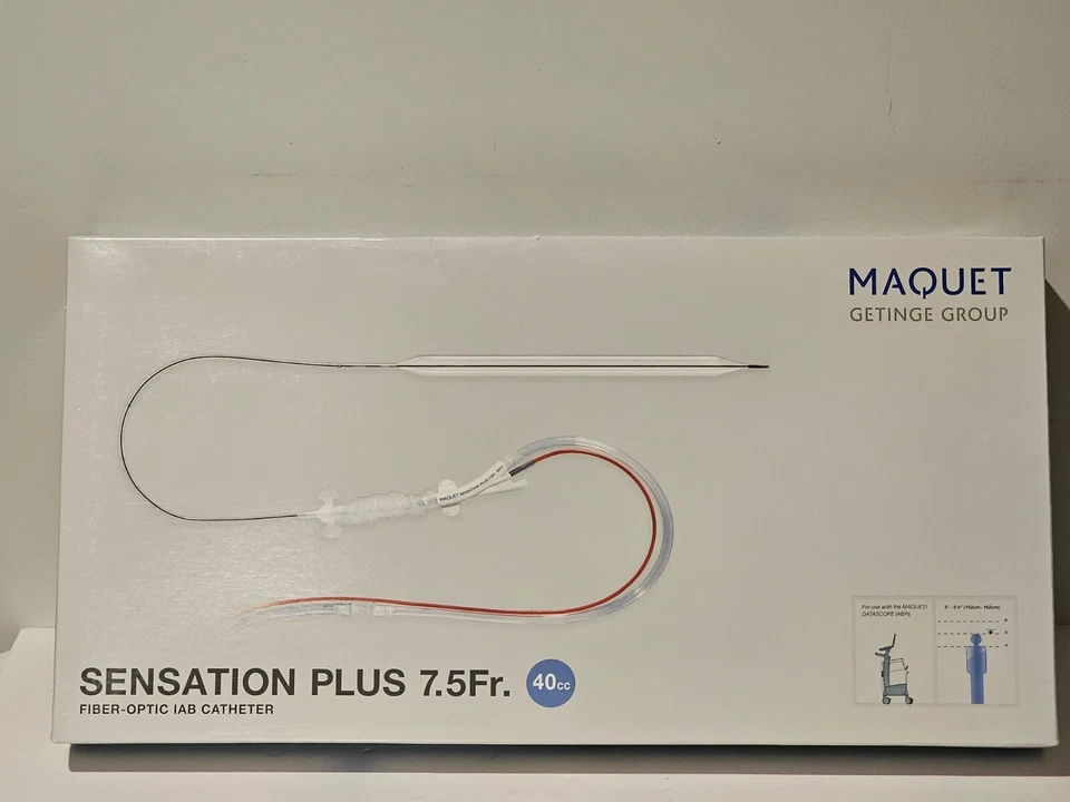 Maquet Sensation Plus 7.5Fr. Fiber-Optic IAB Catheter 0684-00-0568-01U Exp 2025