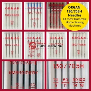 Agujas para máquina de coser doméstica de órgano - Máquinas portátiles para el hogar - Hechas en Japón - Imagen 1 de 12