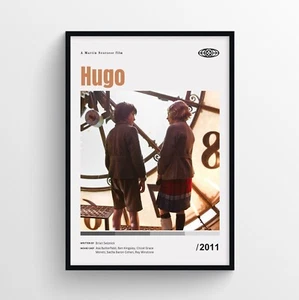 Hugo Filmposter Druck, Wandbild - ungerahmt - Bild 1 von 3