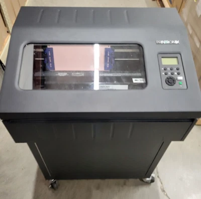Printronix P8005 Pedestal 500LPM Line Matrix Printer - Image 1 of 2