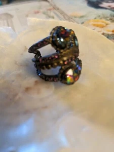 Sorrelli Stack Ring Blue Crystals - Picture 1 of 3