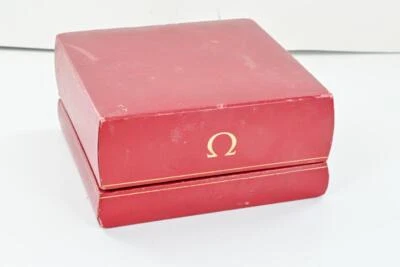 Omega Vintage Rojo Interior Reloj Pulsera Caja Ref 5501 Caja Hecho en Suiza 5497 Foto 1 de 4