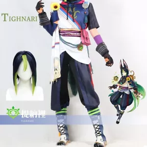 Juego Genshin Impact Tighnari Disfraz Cosplay Conjunto Completo Halloween Conjunto Carnaval - Imagen 1 de 14