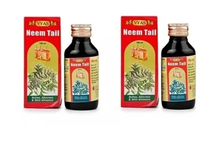 Ayurvedic Herbal Neem Tail / Oil Acne Pimple Scalp Lice 100ml x 2 FREE SHIP - Picture 1 of 4