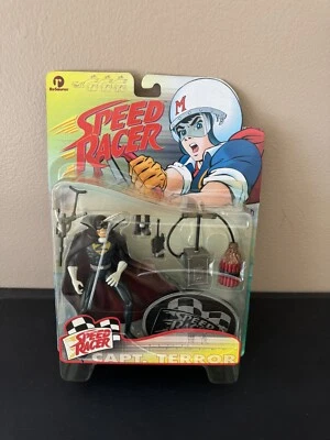 Speed Racer Series 1 - CAPT. TERROR - Action Figure - ReSaurus 1999 - Sealed - Image 1 of 2