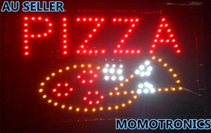 LED NEON PIZZA Sign for SHOP W/ Picture, HOME BUSINESS Size: 55CM X 33CM AU Plug - Picture 1 of 1