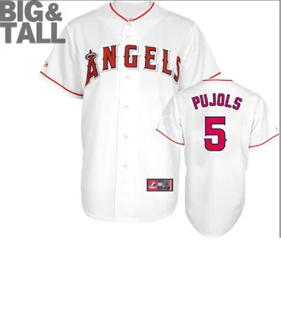 Majestic Big & Tall Los Angeles Angels #5 Baseball Jersey New Mens Sizes Cover