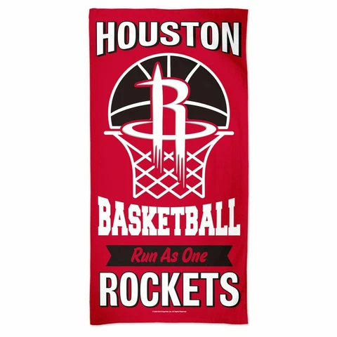 NBA HOUSTON ROCKTS BEACH TOWEL 30" X 60" 100% COTTON NEW Cover