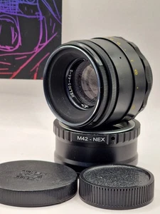 HELIOS 44-2 2/58 USSR Russian Lens M42 mount Zenit sony e mount adapter - Bild 1 von 20