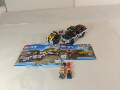 Lego City ATV Race Team 60148 100% completo com instruções sem caixa aposentado - Imagem 1 de 4