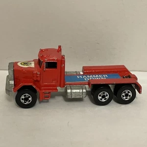 Hot Wheels 1980 Hammer Down Red Cab Blackwall Great American Truck Race Set Semi - Picture 1 of 16