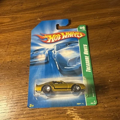 Tarjeta Hot Wheels 2008 Treasure Hunt #5/12 Hot Bird en oro en una T-Hunt Foto 1 de 4