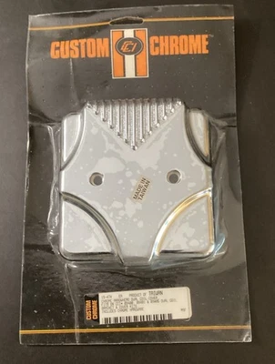 Custom Chrome Arrowhead Dual Coil Cover 15-474 - Image 1 of 2