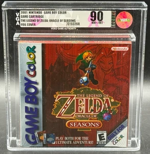 Legend of Zelda Oracle of Seasons Nintendo Game Boy Color Sealed VGA 90 Graded - Picture 1 of 2
