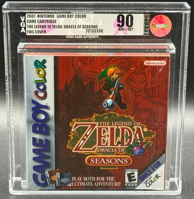 Legend of Zelda Oracle of Seasons Nintendo Game Boy Color Sealed VGA 90 Graded - Image 1 of 2