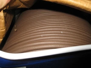 per 10 ft Belden 9939 BROWN RUBBER microphone cable 24awg 2 conductor + shield - Picture 1 of 6