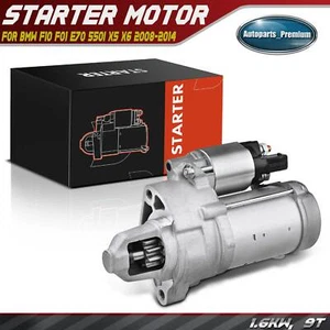 Starter Motor for BMW F10 F12 F01 F02 E70 E71 E72 550i X5 X6 2008-2014 1.6KW CW - Picture 1 of 8