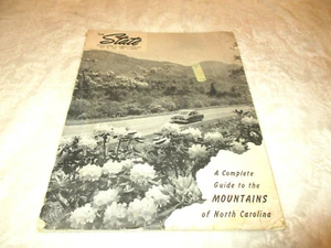 The State Down Home in North Carolina~May 30, 1953~Collectible Travel Brochure - Picture 1 of 12
