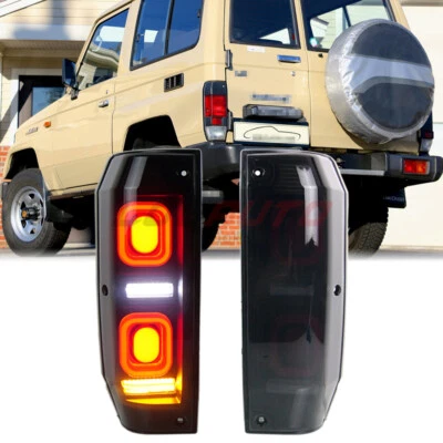 Conjunto de luz trasera LED señal de giro de freno para Toyota Land Cruiser 1984-2024 Foto 1 de 4