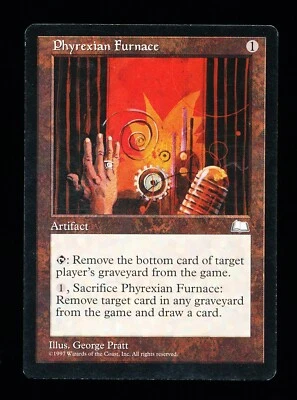 * * 1x Phyrexian Furnace x1 * * Weatherlight MTG LP Lightly Played - Image 1 of 2