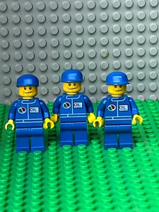 3 minifiguras LEGO Clásicas Ciudad Vintage Garaje Octan Aceite Mecánico Ciudad Aeropuerto - Imagen 1 de 1