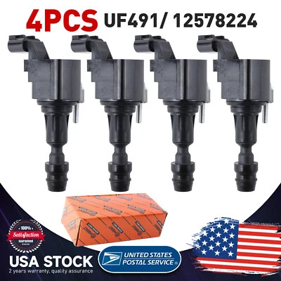 Ignition Coils OEM Quality UF-491/12578224 4Pcs For Chevrolet Orlando 2012-2014 - Image 1 of 4