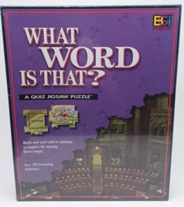 What Word is That?  A Quiz Jigsaw Puzzle  New - Picture 1 of 4