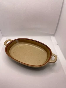 Plato de servir pequeño arte vintage Mikasa Country Cabin Ben Seibel Potter - Imagen 1 de 3