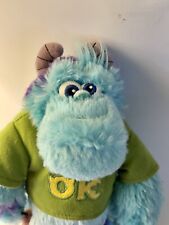 Sulley Disney Monsters inc 9 in plush stuffed animal University oozma kappa OK